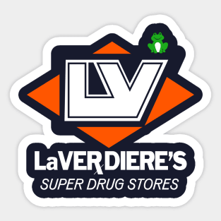 LaVerdiere's Super Drug Stores with Frog Sticker